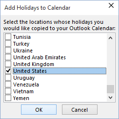 Calendar options Outlook 2016 Calendar options Outlook 2016