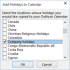 Calendar options Outlook 2016 Calendar options Outlook 2016