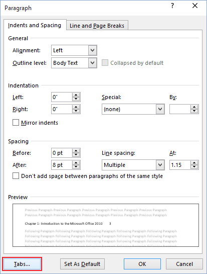 mac word set tabs for whole document mac word set tabs for whole document