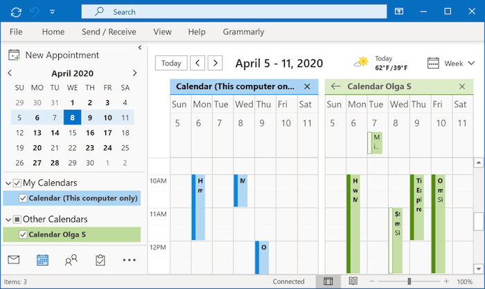 Shared Calendar in Outlook 365