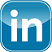 Glossy LinkedIn icon