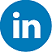 Round LinkedIn icon