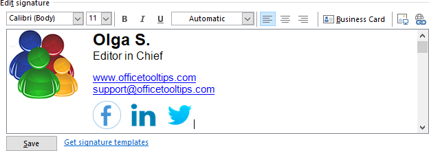 Inserted Picture in signature Outlook for Microsoft 365 Inserted Picture in signature Outlook 365