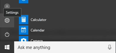 Windows 10 settings Windows 10 settings