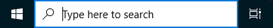 Type here to search in Windows 10