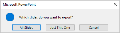 Save slides as pictures in PowerPoint for Microsoft 365 Save slides as pictures in PowerPoint 365
