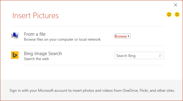 Insert picture in PowerPoint 2016 Insert picture in PowerPoint 2016