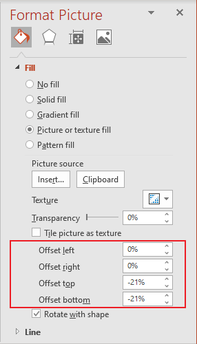 Format Picture pane offset in PowerPoint for Microsoft 365 Format Picture pane offset in PowerPoint 365
