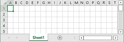 Width of gridlines in Excel 365