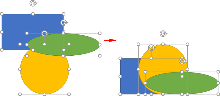 Align Bottom multiple objects in Excel 365