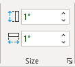 Size of SmartArt shapes in Excel 365