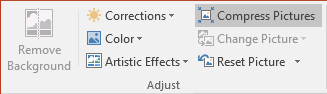 Adjust group in PowerPoint 2016 Adjust group in PowerPoint 2016