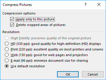 Compress Pictures in PowerPoint 2016 Compress Pictures in PowerPoint 2016