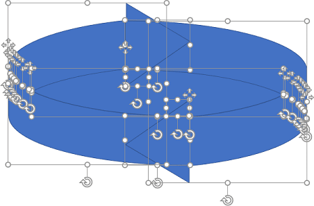 Fragmented shapes in PowerPoint 365