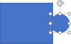 Union shapes in PowerPoint 2016