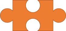 Simple puzzle piece in PowerPoint for Microsoft 365 Simple puzzle piece in PowerPoint 365