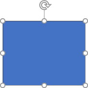 Simple rectangle shape in PowerPoint 2016 Simple rectangle shape in PowerPoint 2016