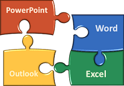 Jigsaw puzzle chart in PowerPoint 2016