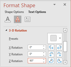 Shapes rotation in PowerPoint for Microsoft 365 Shapes rotation in PowerPoint 365