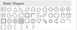 Basic Shapes in PowerPoint 2016 Basic Shapes in PowerPoint 2016