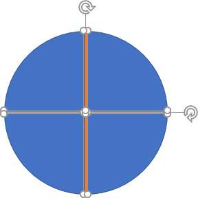 Crossed circle in PowerPoint 365