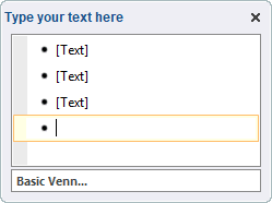 Text pane in PowerPoint 365