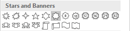 Star 7 points shapes in PowerPoint 2016 Star 7 points shape in PowerPoint 2016