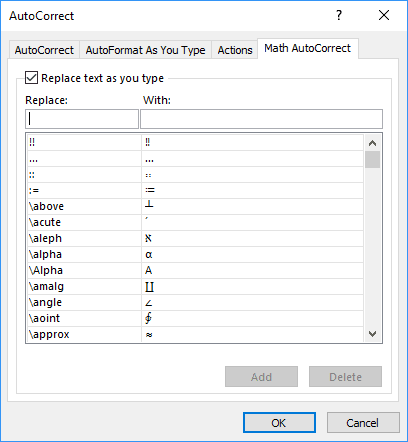 chi symbol to insert into word