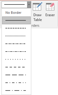 Border size in PowerPoint 2016