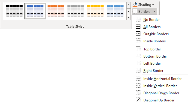 Borders in PowerPoint 365