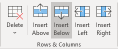 Rows and Columns in PowerPoint 365