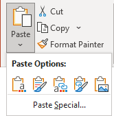 Paste Options in PowerPoint for Microsoft 365 Paste Options in PowerPoint 365