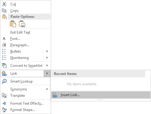 You Cannot Add Hyperlinks To Charts In Powerpoint