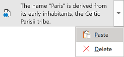 Paste from in Office for Microsoft 365 Paste from in Office 365