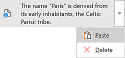 Paste from in Office 365