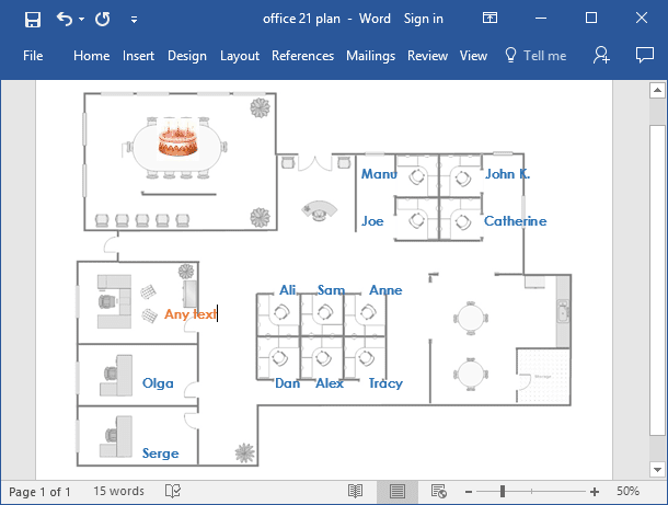 Schema Watermark with picture in Word 2016