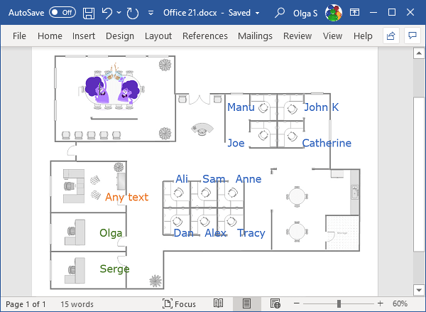 Schema Watermark with picture in Word for Microsoft 365