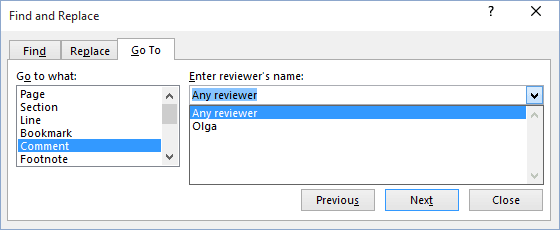 Comment in Word 2016 Comment in Word 2016