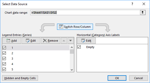 Select Data Source in PowerPoint 2016