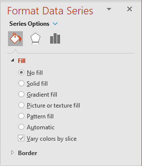 Format Data Point pane in PowerPoint 365