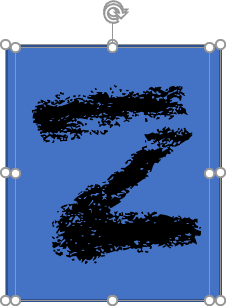 Letter on the shape in PowerPoint for Microsoft 365 Letter on the shape in PowerPoint 365