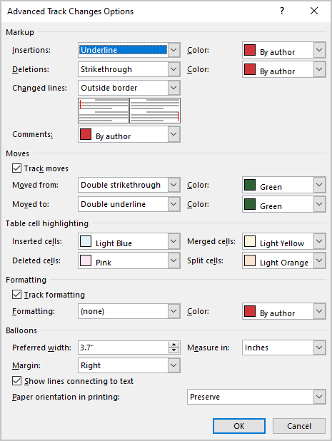 Track Changes in Word for Microsoft 365 Track Changes in Word 365