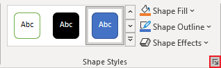 Shape Styles in Word 365