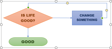 Changed connector in Word 365