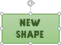 New shape in PowerPoint 2016