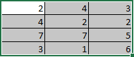 Data range in Excel 365