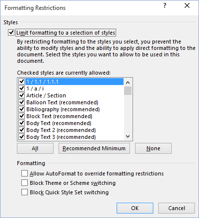 lock a word document form