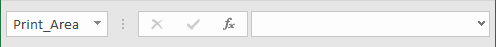 Print_Area example in Excel 2016