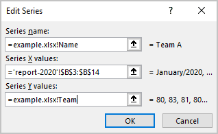 Edit Series in Excel for Microsoft 365 Edit Series in Excel 365