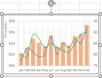 Camera for chart Excel 365